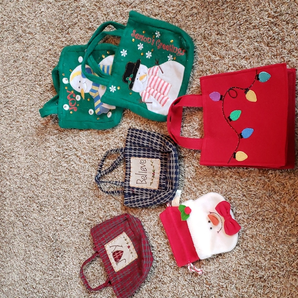 Various Christmas bags